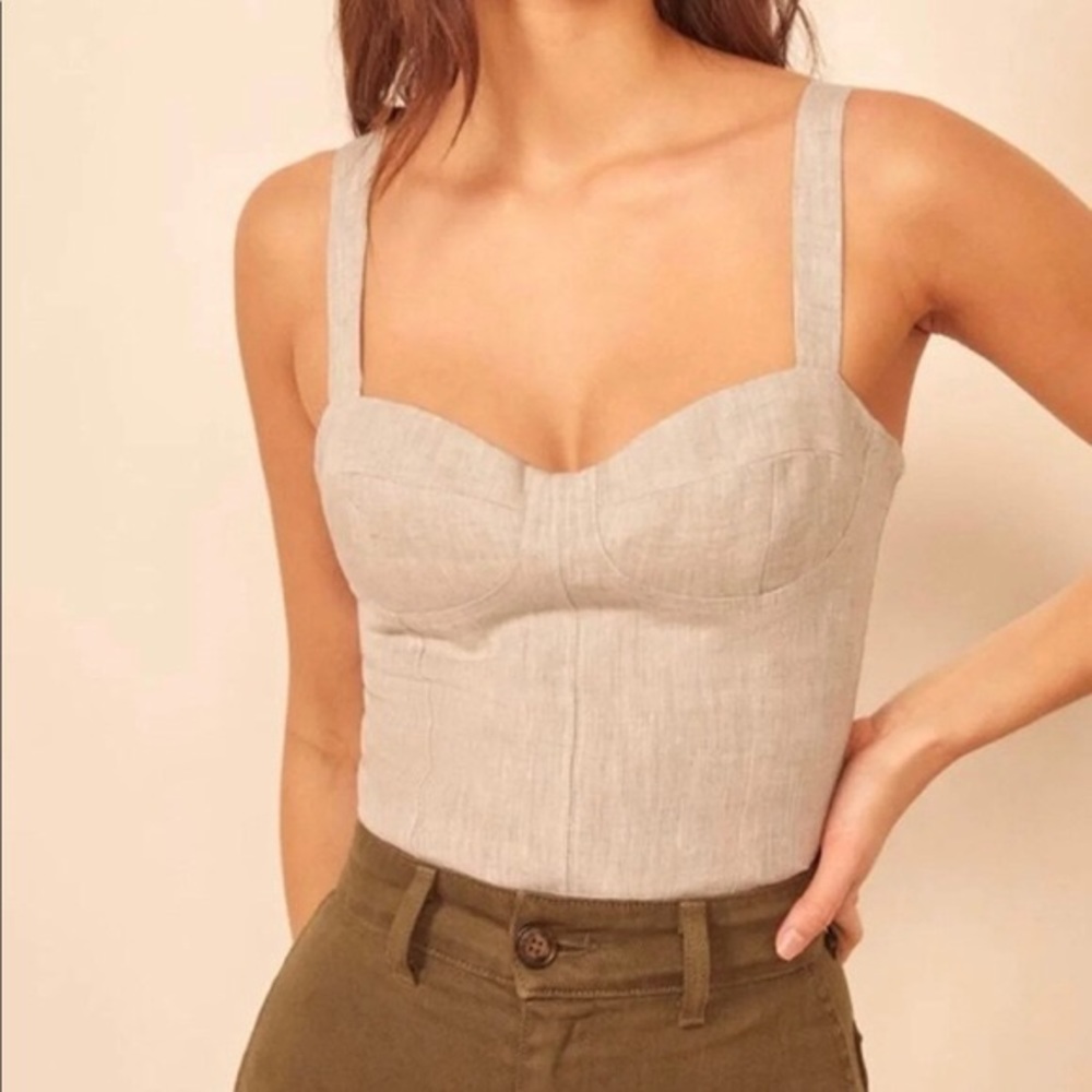 Reformation Libra Top, Size 4